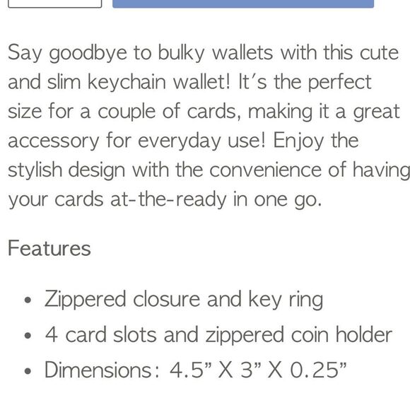 NWT The Darling Effect Woven Keychain Wallet Card Holder - Rose Color - Picture 9 of 9